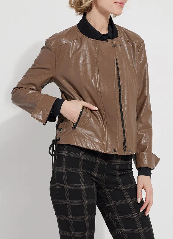 Kellie Bomber Moto Jacket