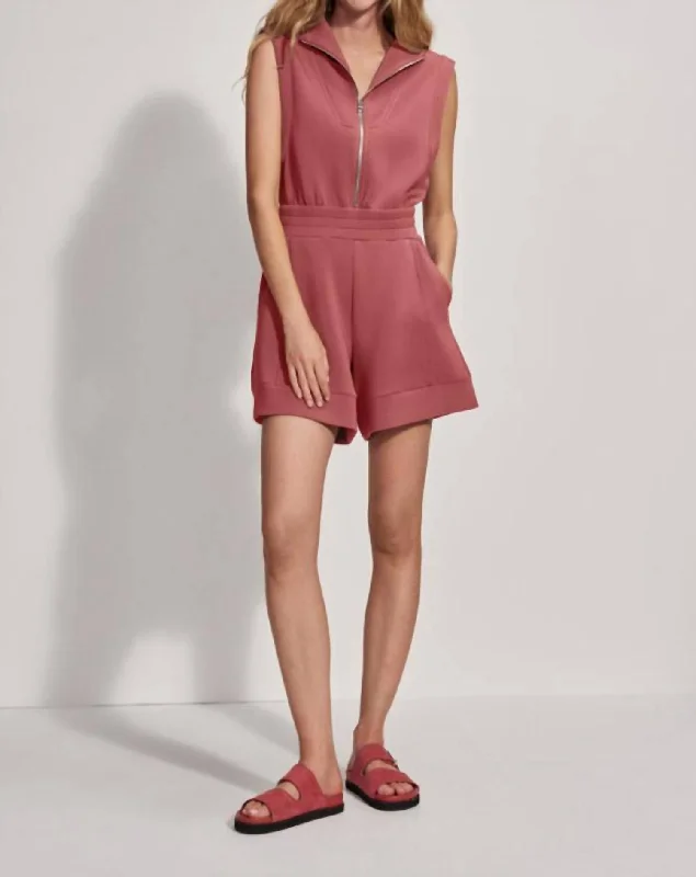 Linvale Playsuit In Canyon Rose