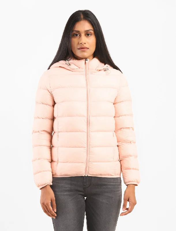 Women's Solid Hooded Jackets