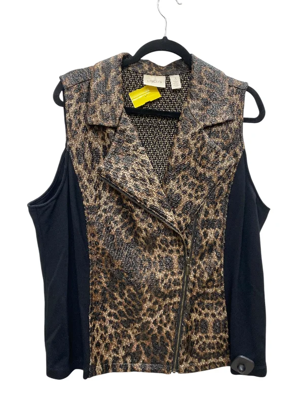 Vest Other By Chicos In Animal Print, Size: Xl