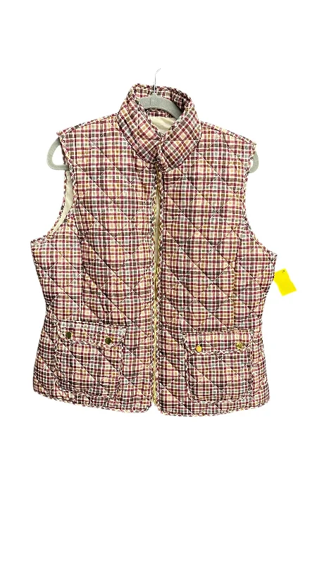 Vest Puffer & Quilted By St Johns Bay In Plaid Pattern, Size: L