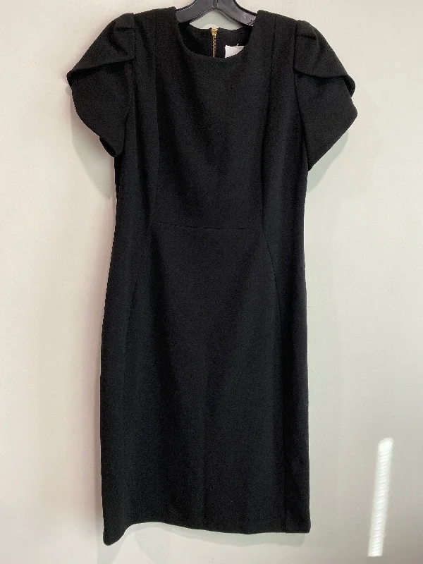 Dress Casual Midi By Calvin Klein In Black, Size: M