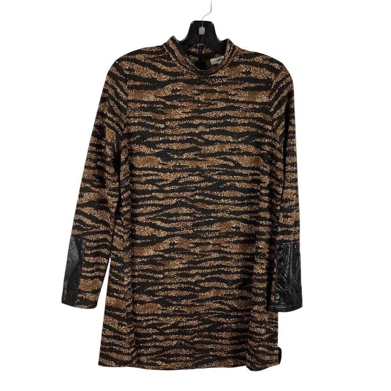 Dress Casual Midi By Tyler Boe In Animal Print, Size: S